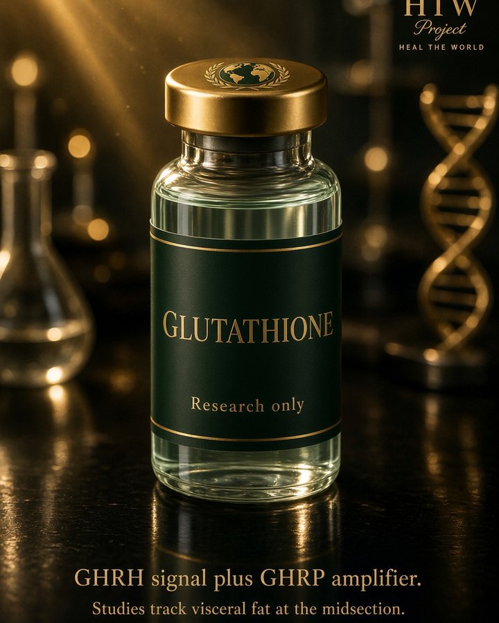 Glutathione research vial