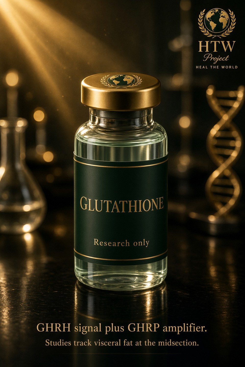 Glutathione research vial